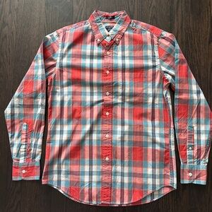 J. Crew Red and Blue Plaid Shirt